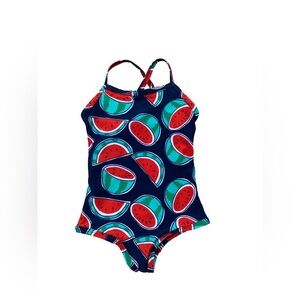 Hanna Andersson Size 90, 3T, Watermelon Print One Piece Swimsuit